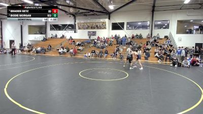 165 lbs Semifinal - Braden Getz, Marian vs Bodie Morgan, West Liberty