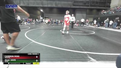 150 lbs Cons. Round 2 - Isaac Davis, Derby vs Cameron Moss, Augusta