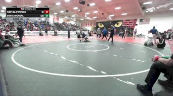 100 lbs Cons. Round 2 - Sofia McNeal, Canyon vs Sophia Powers, San Clemente