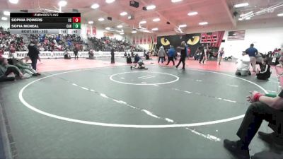 100 lbs Cons. Round 2 - Sofia McNeal, Canyon vs Sophia Powers, San Clemente