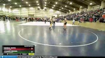 157 lbs Quarterfinal - Kendal Smith, Spanish Fork vs Conner Brown, Summit Academy