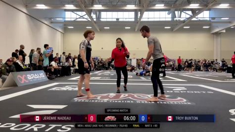 Jérémie Nadeau vs Troy Buxton 2024 ADCC Niagara Open