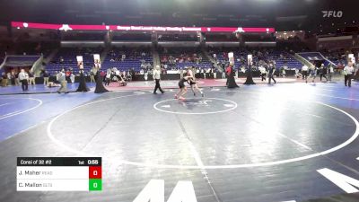 120 lbs Consi Of 32 #2 - Jakob Maher, Reading vs Cole Mallon, Greater Lawrence