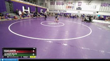 115 lbs Cons. Round 3 - Kylie Martin, Baker Power Valley vs Alisson Rojas, Walla Walla