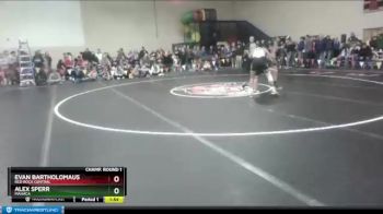 126 lbs Champ. Round 1 - Evan Bartholomaus, Red Rock Central vs Alex Sperr, MAHACA