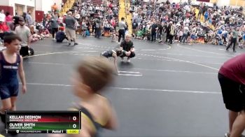 49 lbs Semifinal - Kellan Dedmon, Darkhorse Wrestling vs Oliver Smith, Carolina Reapers