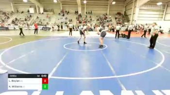 220 lbs Consi Of 8 #2 - Luke Boylan, PA vs Kaydon Williams, UT