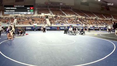 157-D3 Quarterfinal - Julian Reyes, Mica Mountain High School vs Isaac Lugo, Sahuaro