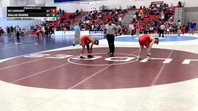 174 lbs Cons. Round 2 - Eli Cassady, Otterbein University vs Dallas Downs, Otterbein University