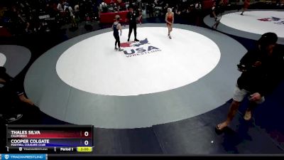 83 lbs Quarterfinal - Thales Silva, California vs Cooper Colgate, Foothill Cougars Club