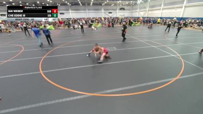 80 lbs Cons. Round 2 - Che Eddie Iii, Unattached vs Ian Weber, BAM TC