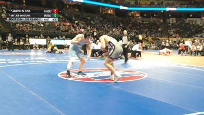 285 Class 2 lbs Cons. Semi - Carter Bloss, Moberly vs Myles Nuzum, Father Tolton Regional Catholic