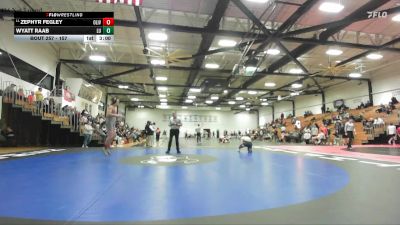 157 lbs Cons. Round 4 - Zephyr Fegley, Olivet vs Wyatt Raab, Lakeland University