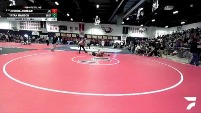 165 lbs Cons. Round 4 - Ryan Hanson, Murrieta Valley vs Joshua Aguilar, La Serna