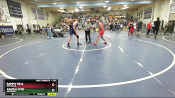 215 lbs Champ. Round 2 - Sammy Seja, Buchanan vs Raiden Omid, University