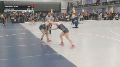 170 lbs Champ. Rd Of 16 - Anastasia Kopf, Bully Bred Wrestling vs Haylie Hill, Militia Trained Mat Club