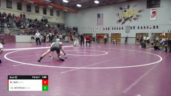 113 lbs Quarterfinal - Anthony Whitfield, Boonville vs Myles Belt, North Posey