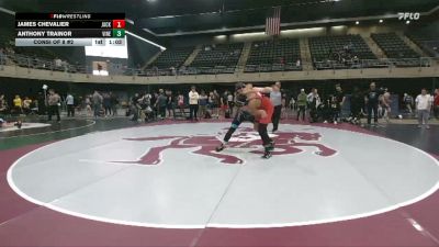 220 lbs Consi Of 8 #2 - James Chevalier, Jackson Township vs Anthony Trainor, Vineland