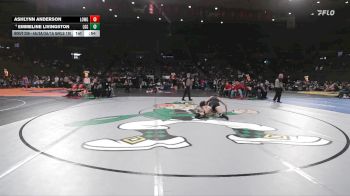 4A/3A/2A/1A Girls 130 Cons. Semi - Ashlynn Anderson, Lowell Girls vs Emmeline Livingston, La Grande Girls