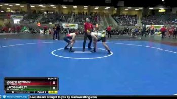 220 lbs Round 5 (6 Team) - Jacob Hamlet, 4A Philomath vs Joseph Baynard, 4A Phoenix