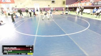 125 lbs Cons. Round 2 - Ana Vilar, Florida vs Dealya Collins, Mineral Point Wrestling Club