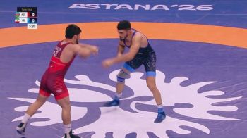 79 kg 1/2 Final - Dzhabrail Gadzhiev, Azerbaijan vs Mohammad Ashghar Nokhodilarimi, Iran