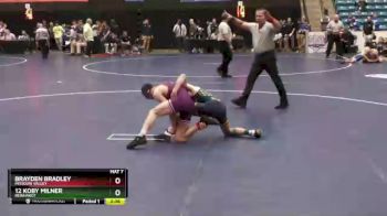 125 lbs Cons. Round 3 - Brayden Bradley, Missouri Valley vs 12 Koby Milner, Reinhardt