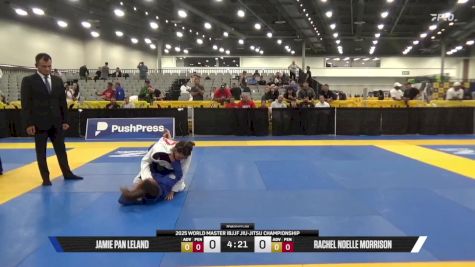 Rachel Noelle Morrison vs Jamie Pan Leland 2025 World Master IBJJF Jiu-Jitsu Championship
