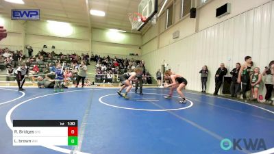 115-125 lbs Rr Rnd 1 - Riley Bridges, Sallisaw Takedown Club vs Layla Brown, Viking Wrestling Club