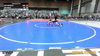 100 lbs Consi Of 8 #1 - Jett Whiteley, Sanderson Wrestling Academy vs Levi Mills, Hillcrest Wrestling