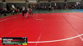 235 lbs Champ. Round 1 - Breck Martin, Quad County vs Phil Harris, STMA (St. Michael/Albertville)