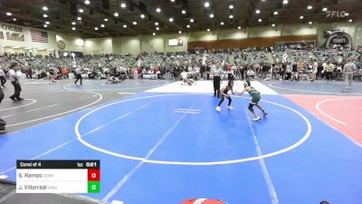 62 lbs Consi Of 4 - Sergio Ramos, Corning PAL vs Jayvin Villarreal, Dinuba Wrestling