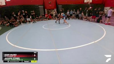 205 lbs Round 1 (8 Team) - Jackson Stoner, Rockwall Training Center vs Adam Valdez, Big Dog Ranch