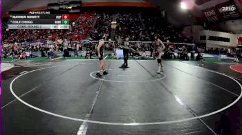 6A 126 lbs Cons. Round 2 - Mathew Hewett, Highland vs Cole Chugg, Rocky Mountain