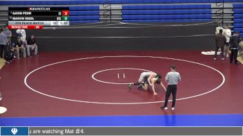 174 lbs 5th Place Match - Mason Seidl, Wisconsin Eu Claire vs Gavin Fehr, Elizabethtown College