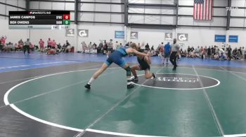 144 lbs 1 - James Campos, SLY FOX WRESTLING CLUB vs Ben Owens, HANOVER HAWKEYE