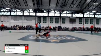 72-74 lbs Round 2 - Aryana Resendez, RWC vs Leila Linton, Force Elite