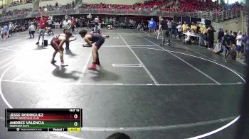 160 lbs Quarterfinal - Jesse Rodriguez, Cozad Wrestling Club vs Andres Valencia, Nebraska Boyz