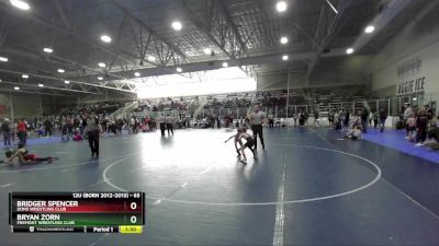 65 lbs Round 1 - Bryan Zorn, Fremont Wrestling Club vs Bridger Spencer, Dons Wrestling Club