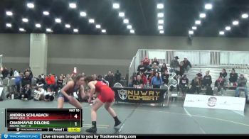 130 lbs Quarters & 1st Wb (16 Team) - Charmayne Delong, Indiana Tech vs Andrea Schlabach, Grand View