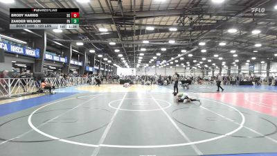 120 lbs Round Of 64 - Brody Harris, SC vs Zander Wilson, PA