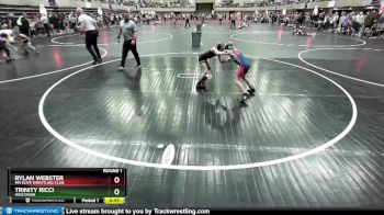 61-64 lbs Round 1 - Rylan Webster, MN Elite Wrestling Club vs Trinity Ricci, Wisconsin