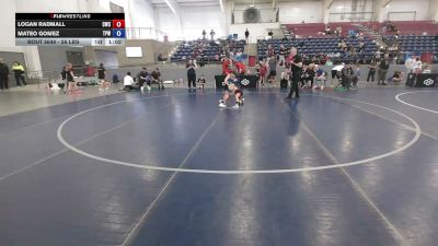 56 lbs 3rd Place Match - Logan Radmall, Champions Wrestling Club vs Mateo Gomez, Team Prestige Wrestling
