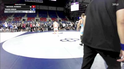 144 lbs Champ. Rd Of 128 - Michael Romero, CA vs Kaden Inman, IL