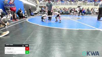 55 lbs Semifinal - Garrett Doyle, Cowboy Wrestling Club vs Jett Houlden, Haysville Wrestling Club