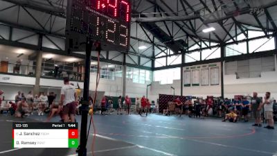 123-135 lbs Cons. Round 2 - Jayden Sanchez, Braidwood Reed-Custer vs Drayden Ramsey, Pontiac Township High School