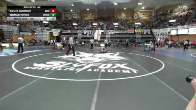 120 lbs Semifinal - Scott Leandro, Burlingame Hs vs Roman Tuttle, Gypsum-Southeast Of Saline Hs