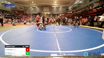 119 lbs Quarterfinal - Camden Stuever, Skiatook Youth Wrestling vs Wyait Polen, Unaffiliated