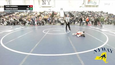 41 lbs Semifinal - Jude Carswell, Brawler Elite vs Weston Bunce, WRCL Wrestling Club