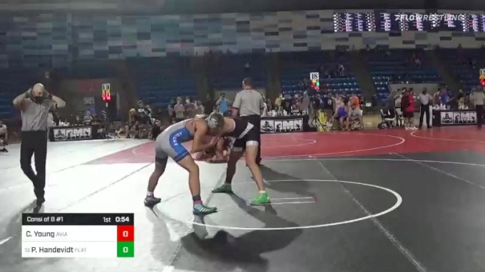 152 lbs Consi Of 8 #1 - Caden Young, Aviators vs Payton Handevidt, Flat ...